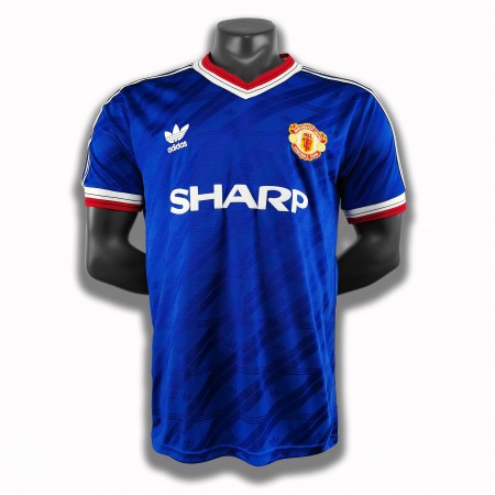 Billiga Fotbollströjor Manchester United Retro Tredje tröja 1986 Kortärmad